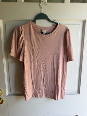 Maison Jules Blush Short Sleeve Crewneck Tee